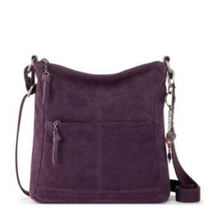 Brand New With Tags.The Sak Women's Lucia Leather Crossbody Bag  Color Eggplant